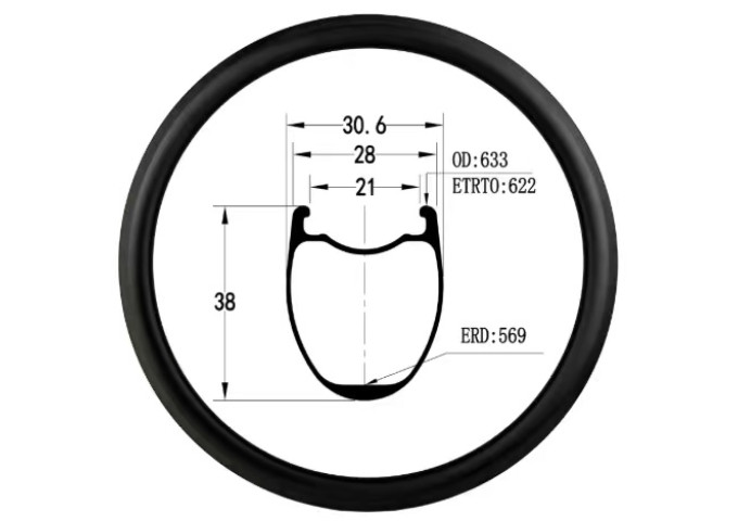 RIMS Carbon 38mm Rim Brake